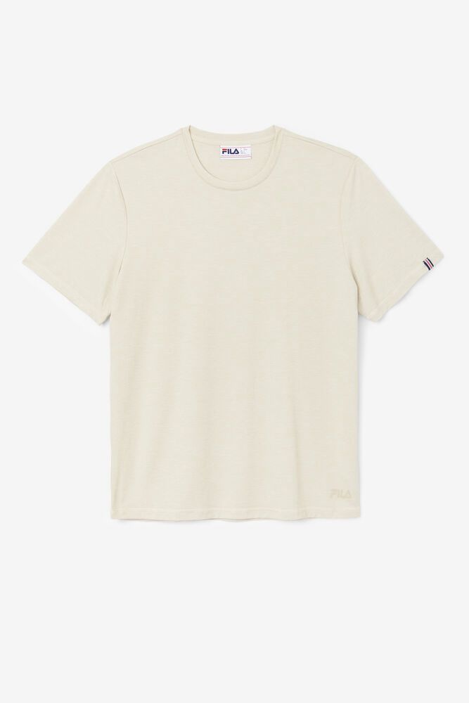 Fila Commuter T-Shirt Beige - Mens - 20593RJVK